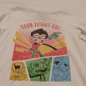 Long sleeve Teen Titans Vintage style boys shirt